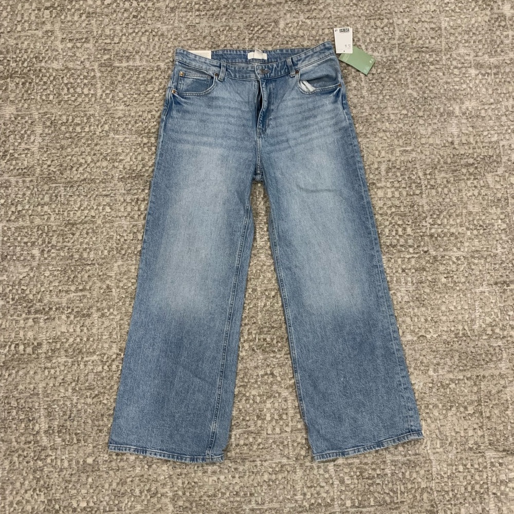 H&M Light Blue Flare & Wide Leg Jeans